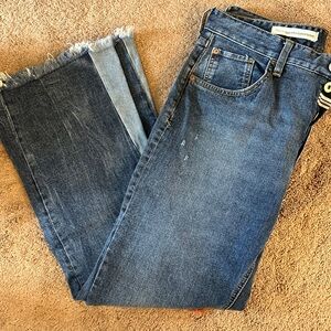 Pilcro Dark Blue Flare Jeans